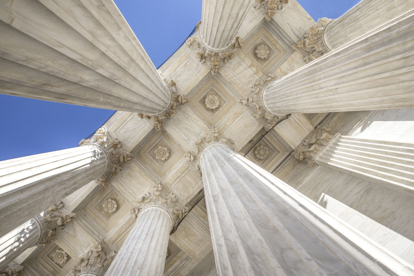US Supreme Court Columns from Underneath offering an unusual perspective.