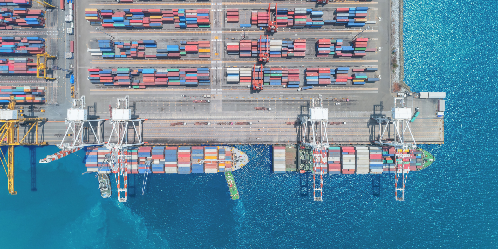 Aerial of Port