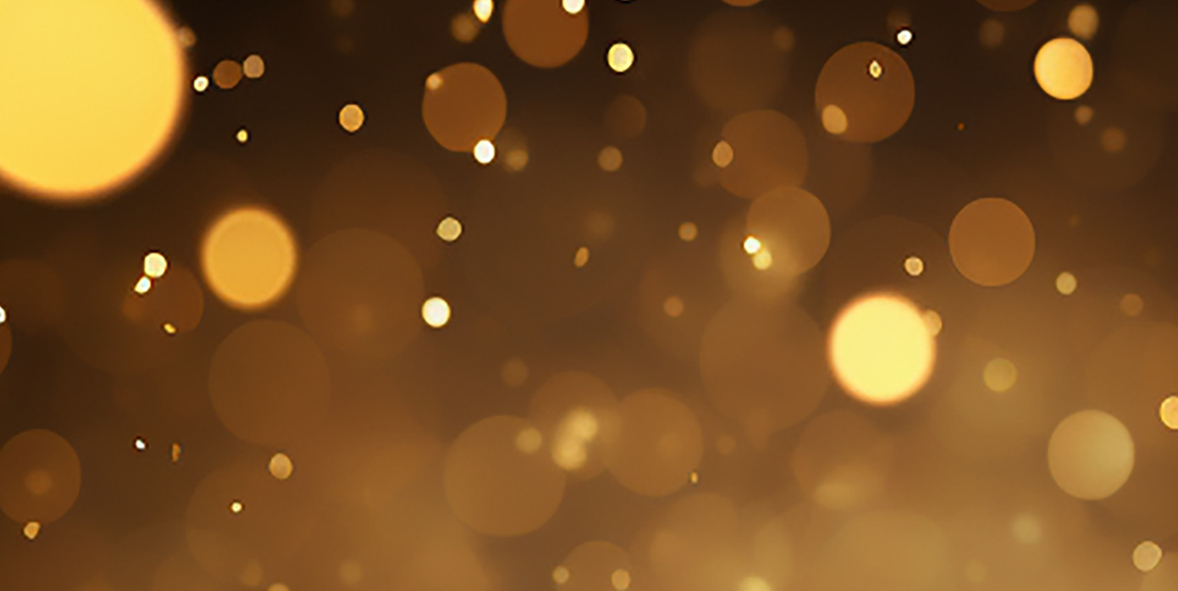 Light Christmas Golden Luxury Glitter Background.