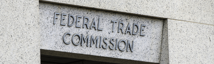 Sign at the Federal Trade Commission Building