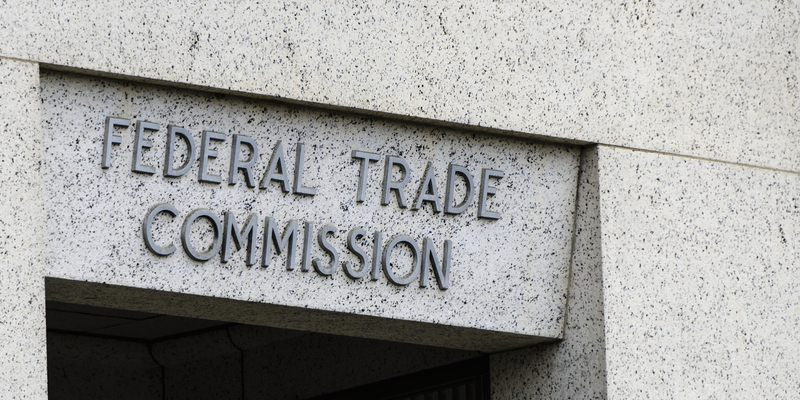 Sign at the Federal Trade Commission Building