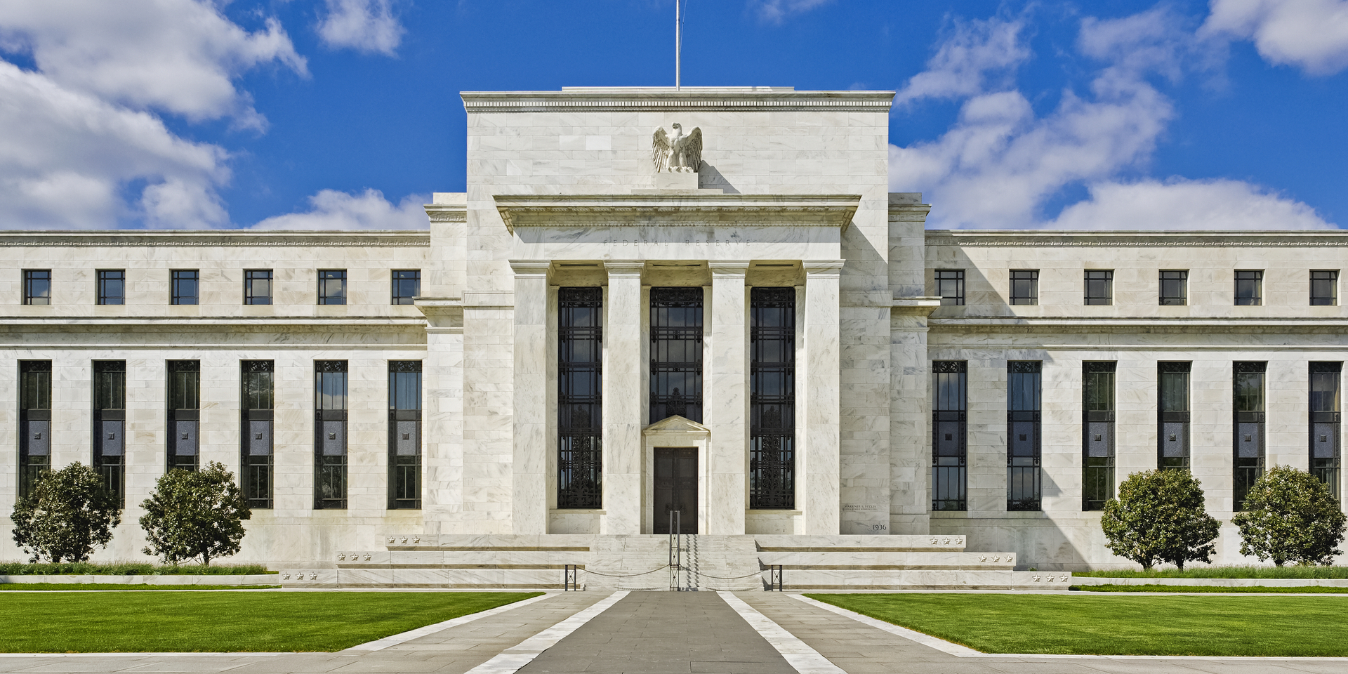 Wide angle of The Marriner S. Eccles Federal Reserve Board Building