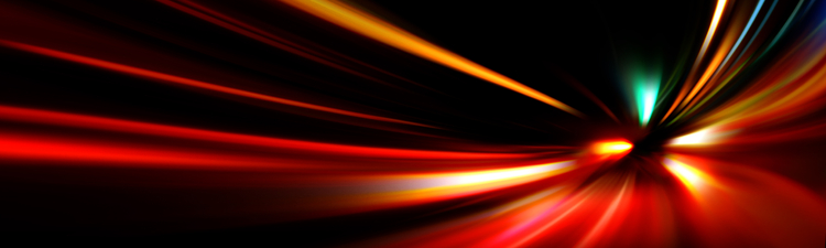 abstract acceleration speed motion on night road
