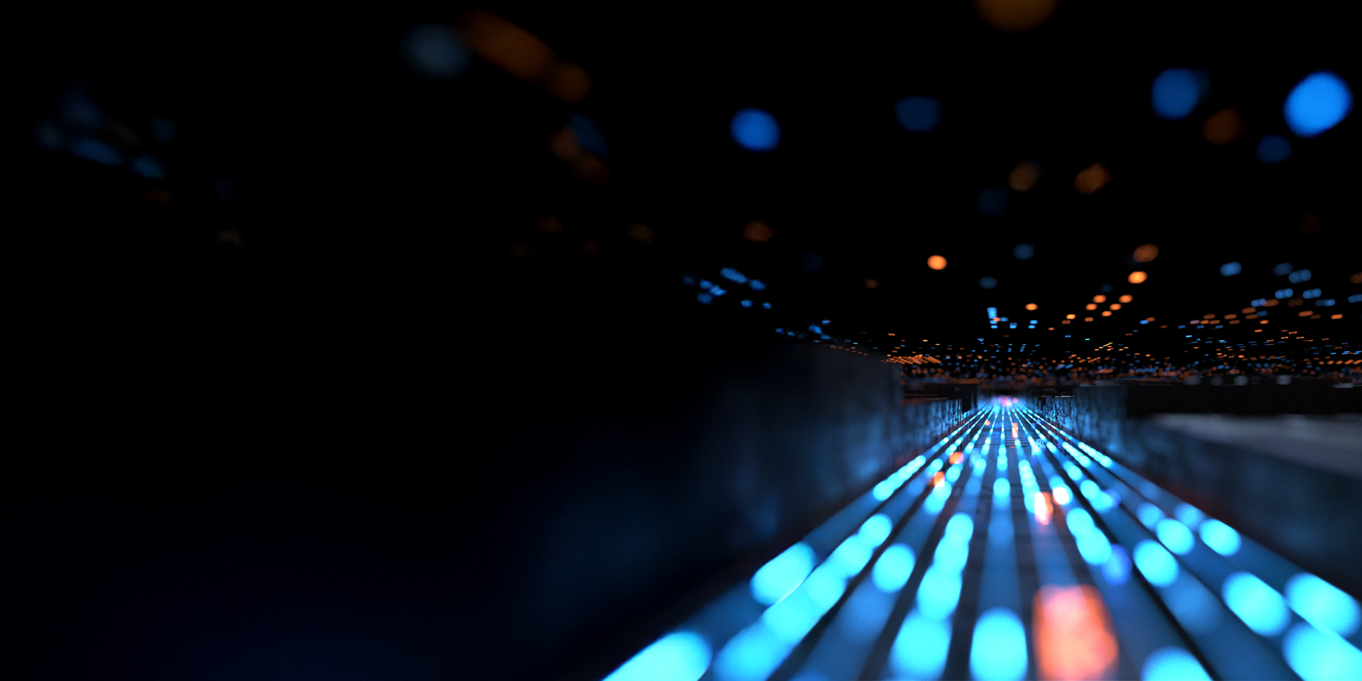 3D rendering of fast flowing particle data.
