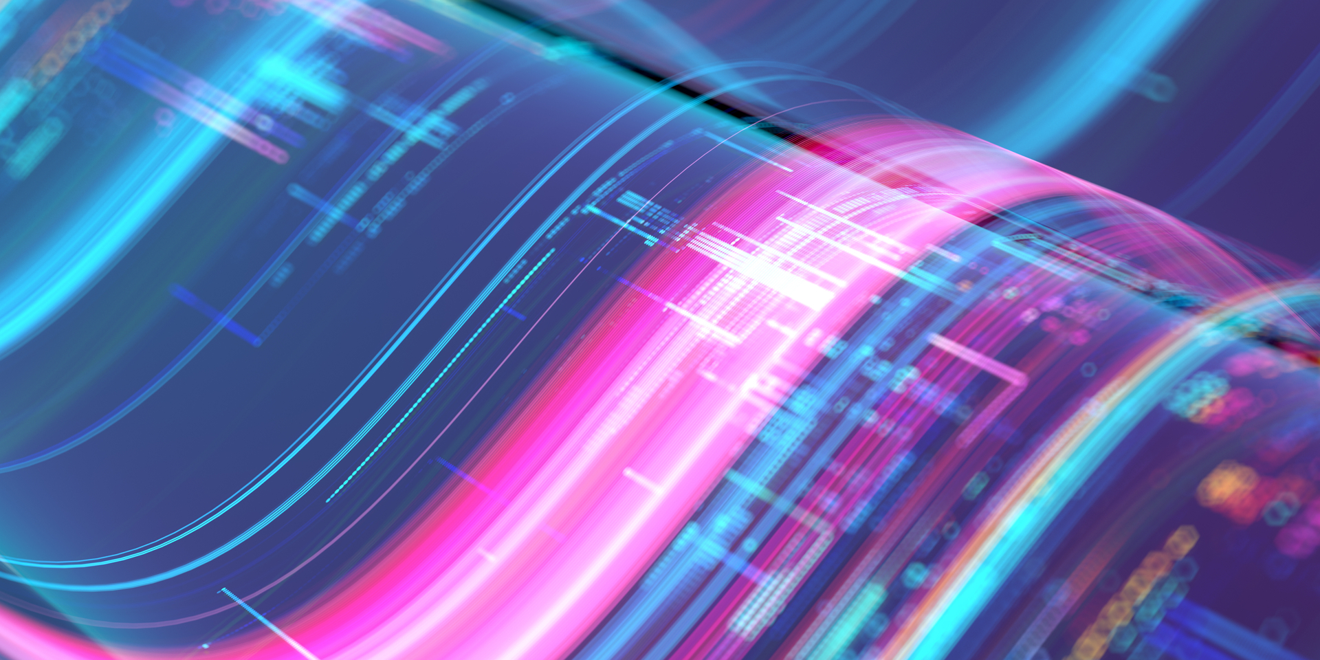 Digital background depicting innovative technologies in (AI) artificial systems, neural interfaces and internet machine learning technologies