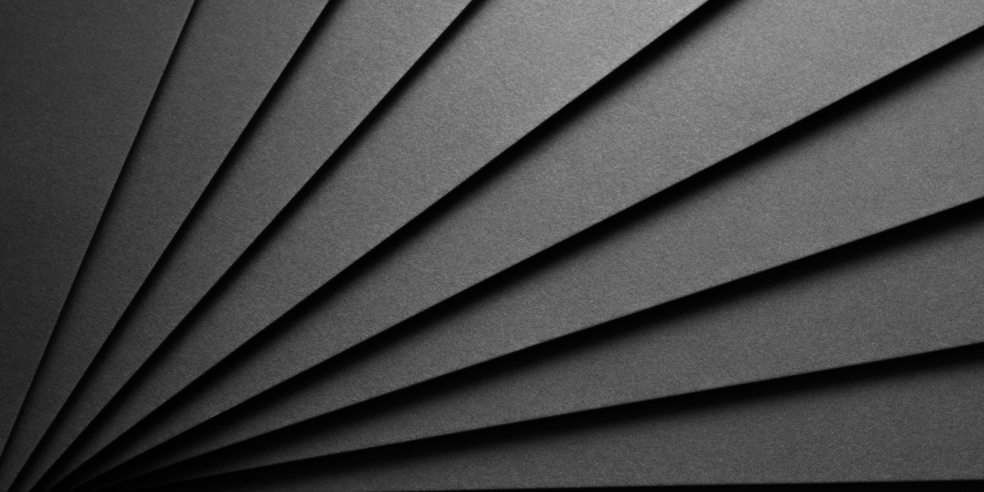 Close-up black layered paper.