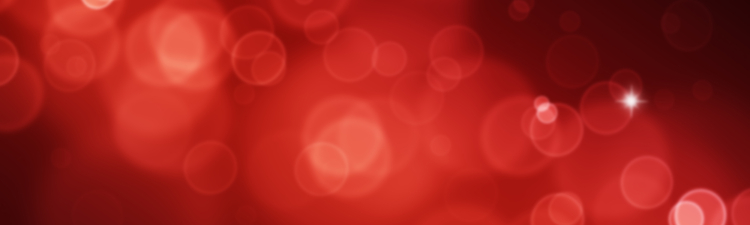 Medium angle red bokeh lights with soft blur.