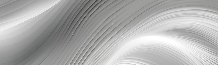 Close-up of white and gray curvy, abstract lines.