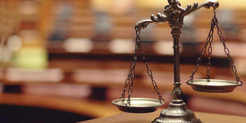 Decorative Scales of Justice