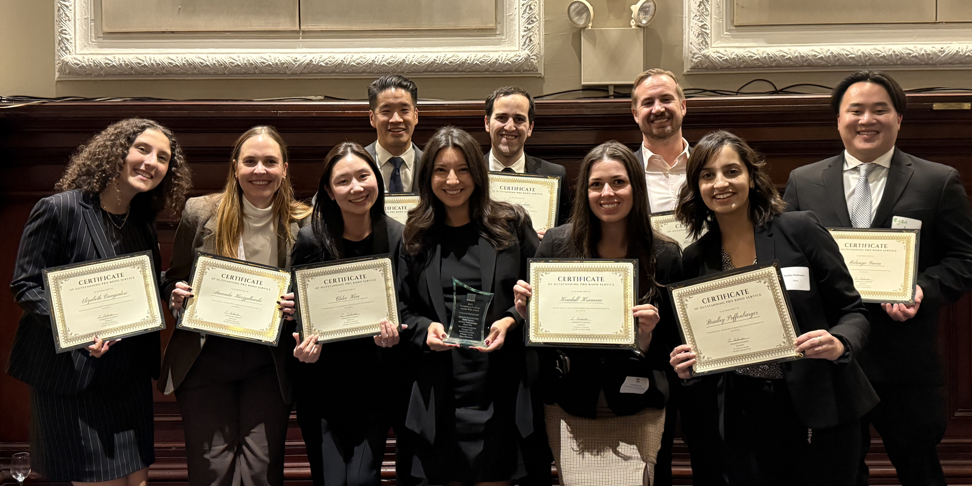 City Bar Justice Center Award (pro bono)
