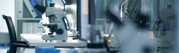 Medium angle of empty laboratory.