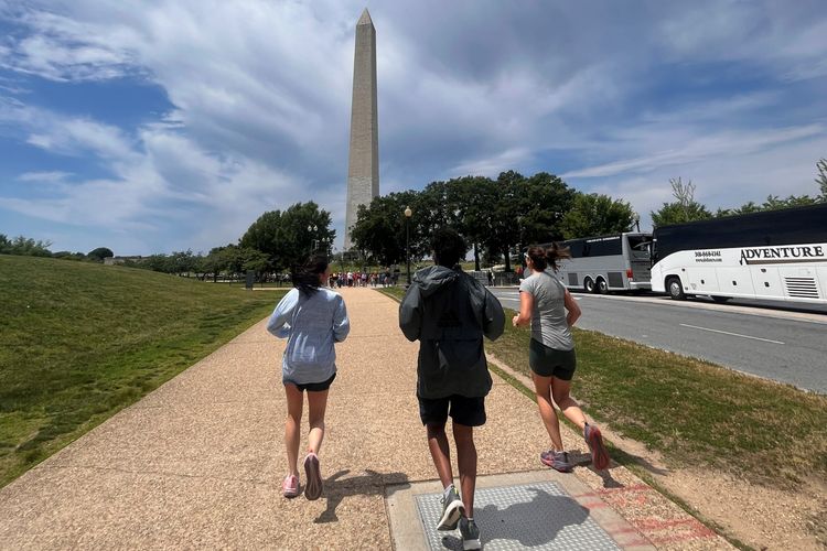 2026 Spring Challenge, DC enjoys a run with a view