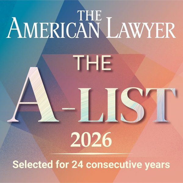 The American Lawyer A-List 2026
