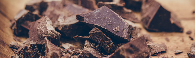 Close-up of raw artisan chocolate