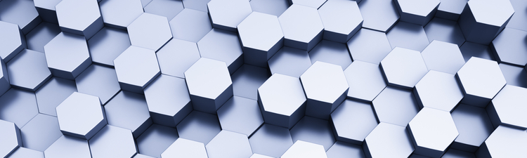 Abstract hexagonal background
