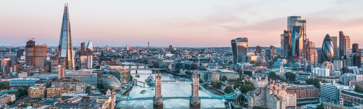 London at sunrise