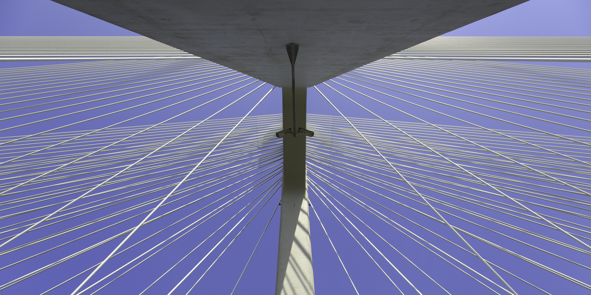 suspension bridge over river