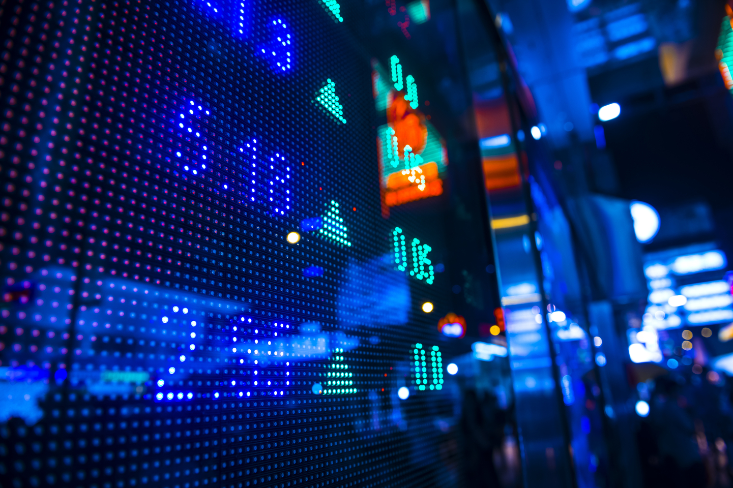 display stock market charts