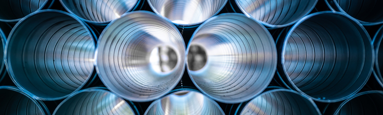 View through Pipes