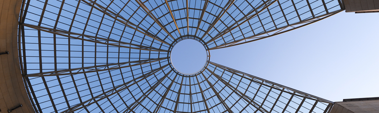 Futuristic Glass-steel Dome - Rovereto Italy